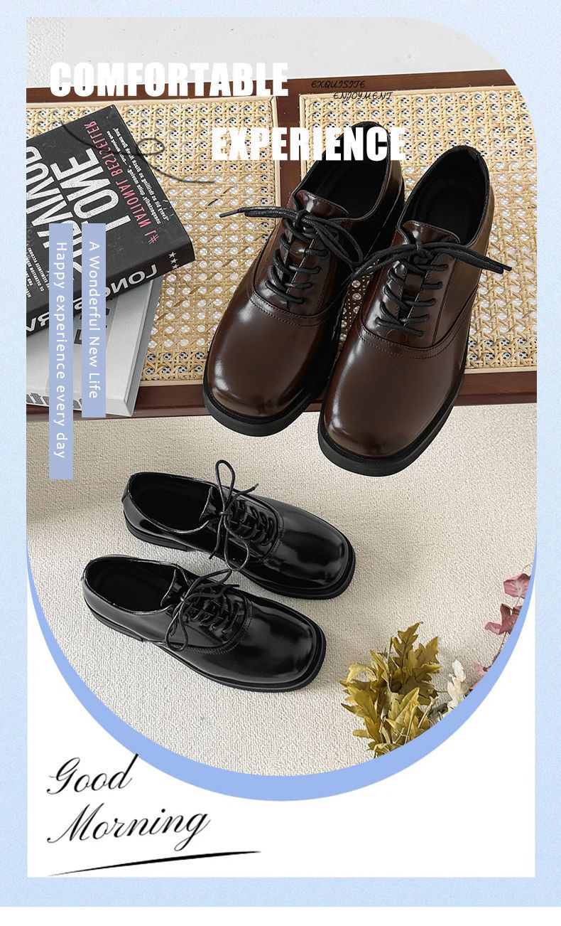 ShoeVault, scarpe casual in pelle stile britannico, con punta quadrata, foderate in pile invernale, per uomo e donna, con rialzo in altezza_voghion.com