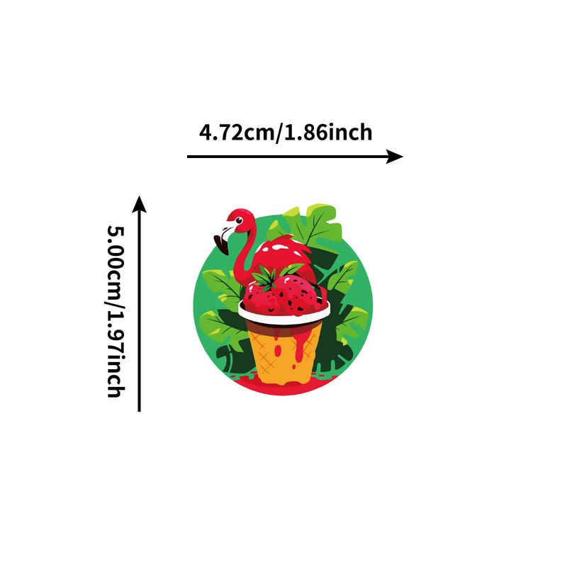 Schreibwaren Aufkleber Hohe Farbe Wert Rose Rot Flamingo Graffiti Aufkleber ins Kleine Frische Stil Tier Aufkleber_voghion.com