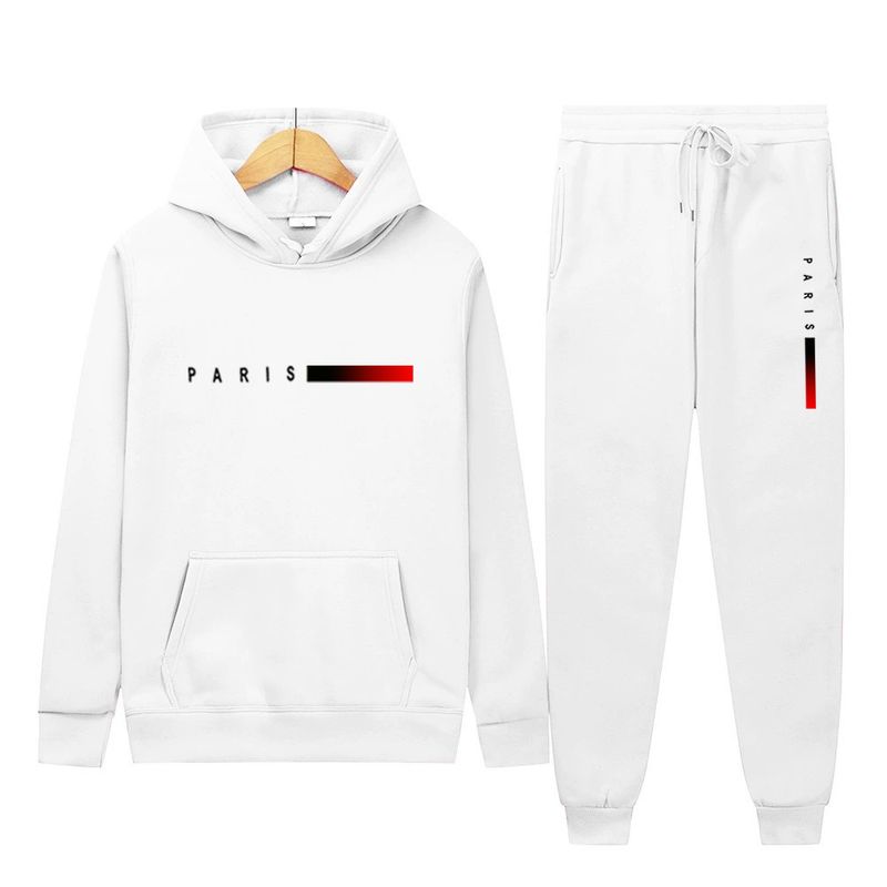 Pullover-Hoodie-Sweatshirt-Set für Herren mit aufgedrucktem Logo – Langarmoberteil und Jogginghose, entspannte Passform, mehrfarbige Optionen_voghion.com