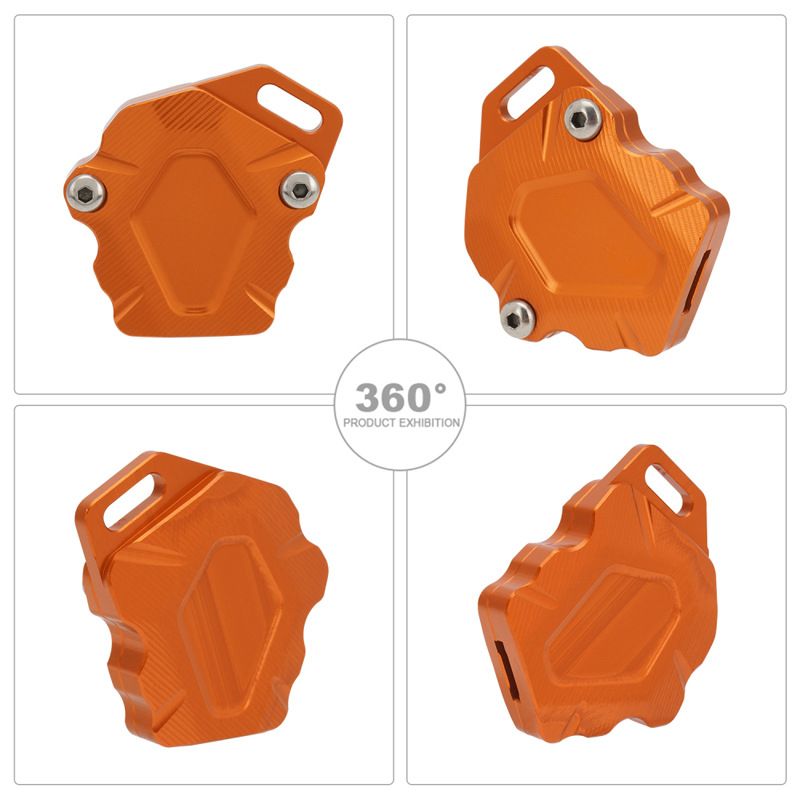Portachiavi in lega di alluminio CNC per moto fuoristrada S/X - Accessorio personalizzato leggero e resistente (nero, rosso, oro, arancione)_voghion.com