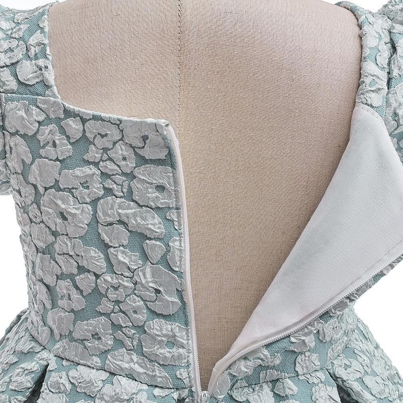 Vêtements pour bébés filles, style Royal, robe de princesse à manches bouffantes avec grand nœud, pour fête d'enfants_voghion.com