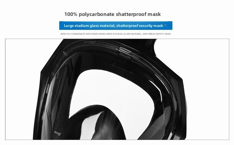 Maschera da snorkeling pieghevole completamente asciutta, set da immersione, accessori per esterni, occhiali da nuoto_voghion.com