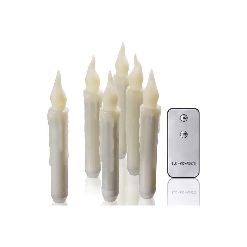 Cross-border hot wand suspension candle light Potter theme party decoration remote control long rod electronic candle light_voghion.com