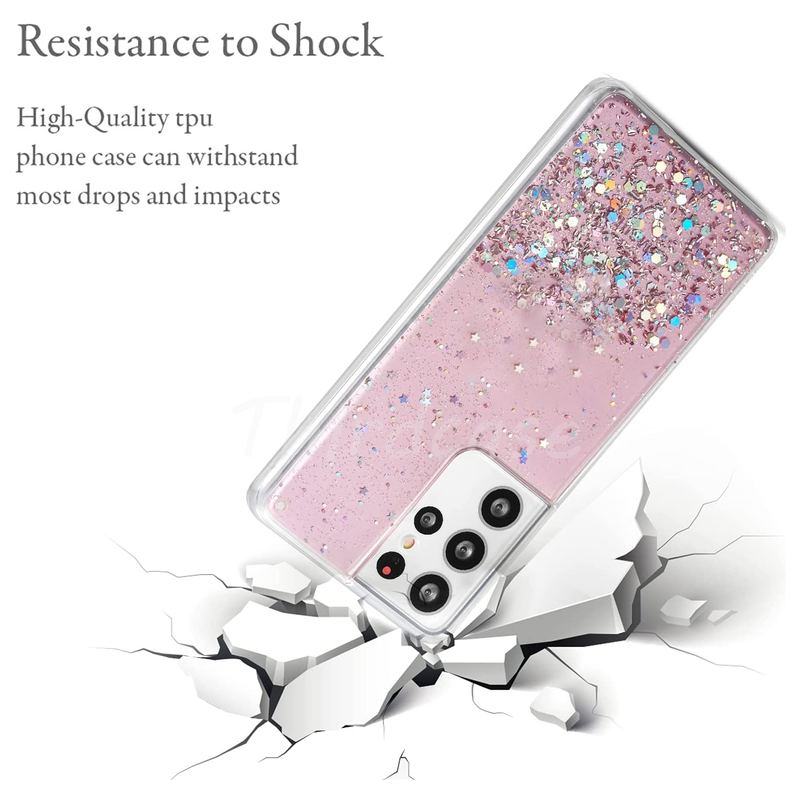 Glitterhoes met pailletten voor Samsung S22 Ultra S8 S9 S10E S20 Plus, zachte siliconenhoes voor Galaxy S21 S20 FE S22 Plus S10 Lite B_voghion.com