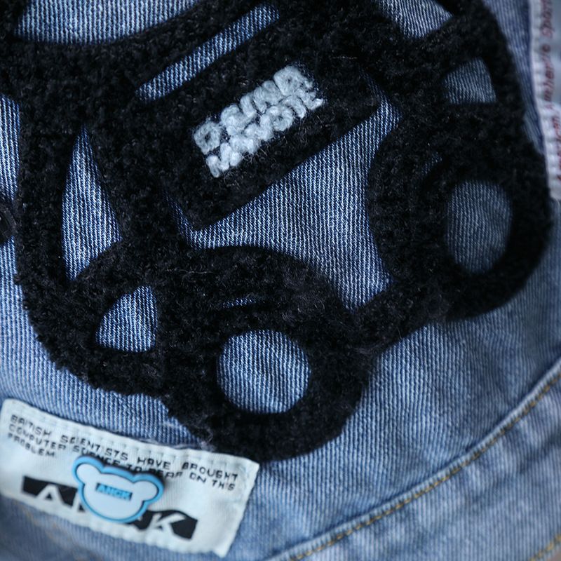 Barns vårmodetrend Fried Street Big Boys bär jeansjackor på kläder Jacka_voghion.com