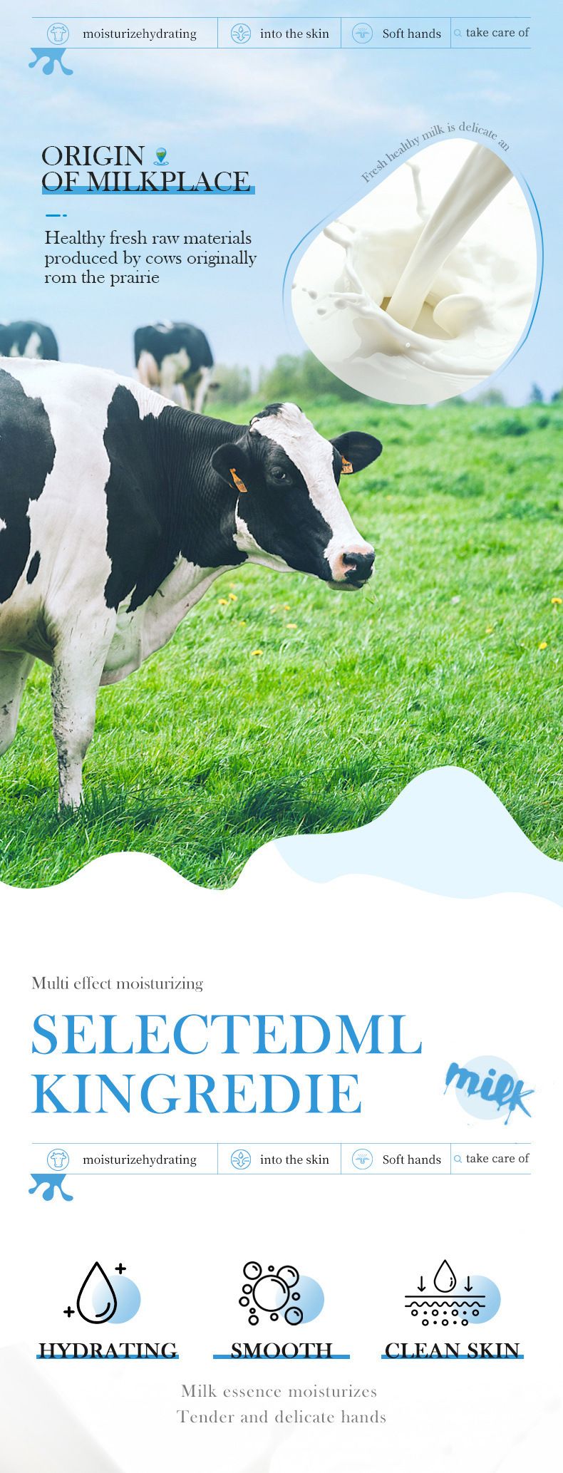 SADOER Milk Double Moisturizing Hand Cream 30g Moisturizing Moisturizing Refreshing Non-greasy, Small Hand Cream_voghion.com