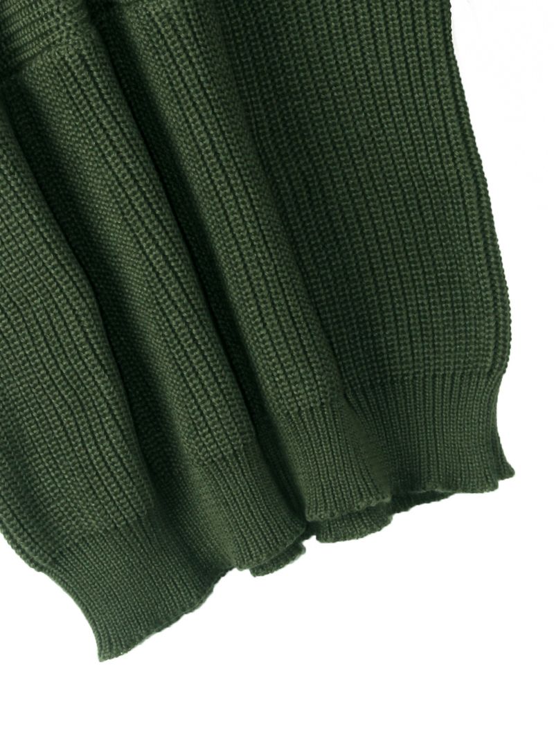Spring New Arrival Bright Red Pullover Top Casual Versatile Knitted Style Sweater_voghion.com