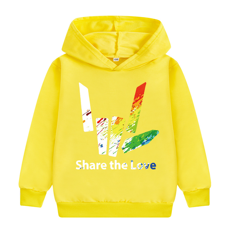 Gyerek kapucnis pulóver tavaszi és őszi rajzfilm mintával_voghion.com