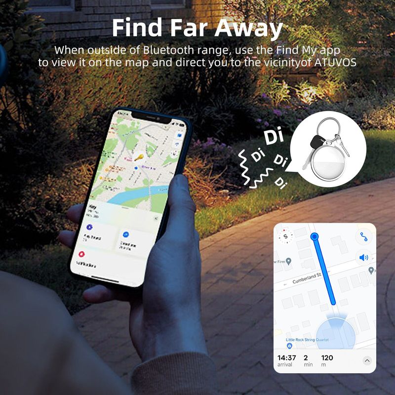 Anti-Lost Device Tracker No Charging Pet Item Key Vehicle Tracking Locator_voghion.com