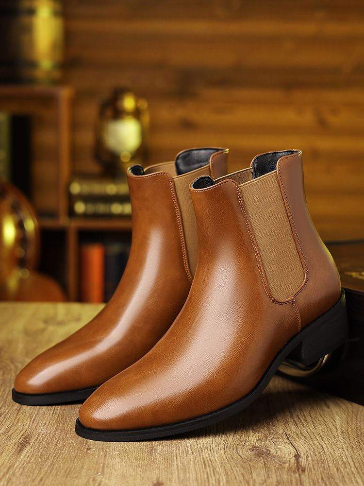Herren Freizeitstiefel Bequeme Oxfords Stiefeletten für Herren_voghion.com