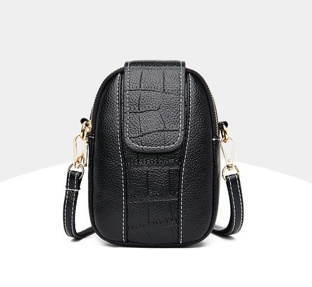 Borse a tracolla in morbida pelle per donna Borsa a tracolla con nappe tinta unita di alta qualità Borse a tracolla per cellulare retrò_voghion.com