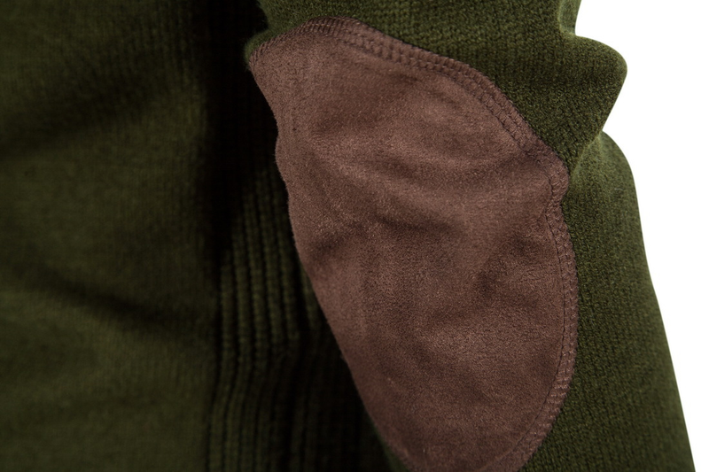 Men's Clothing Cardigan Sweater Sweater Sleeves Stitched Thick Men's Sweater_voghion.com