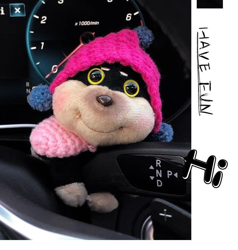 Niedliche Biene Hund Neue Auto Windschutzscheibe Dekoration Plüsch Puppe Wischer Universal Blinker Licht Für Frauen_voghion.com