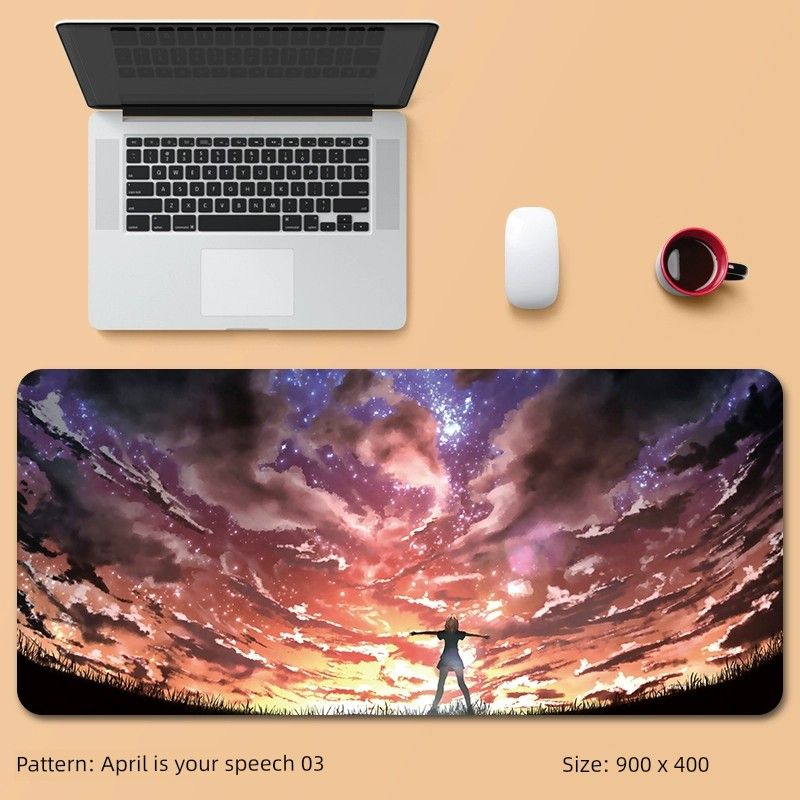 Assist In Fighting April Is Your Lie Mouse Pad Super Large With Ma Sheng Palace Park Kaozawa Department Chun Anime_voghion.com