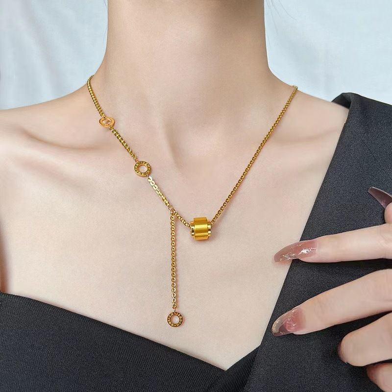 Necklace Made Of Titanium Steel, Versatile, High-end, Light And Luxurious, Niche_voghion.com