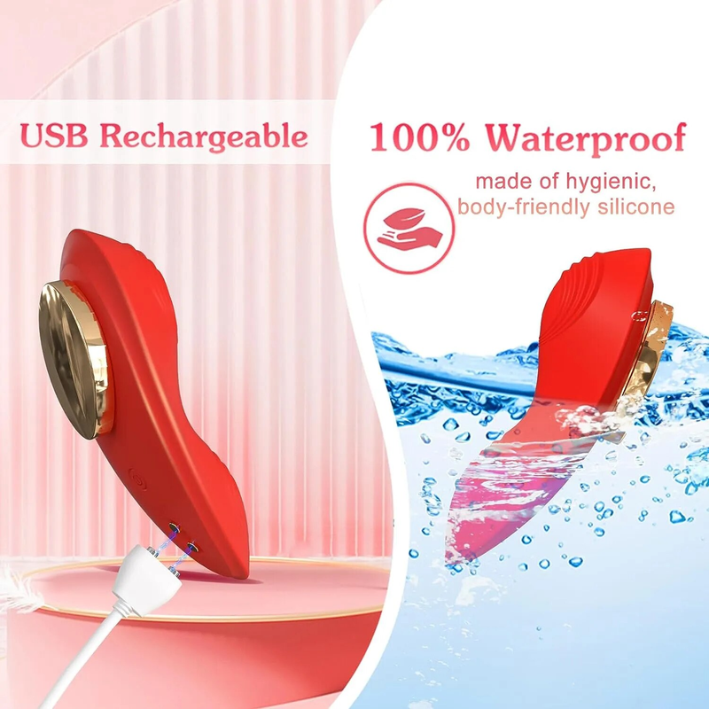Wearable Panty Vibrator for Women Clitoris Stimulator Wireless App Remote Control G Spot Mini Magnetic Clip Pu_voghion.com