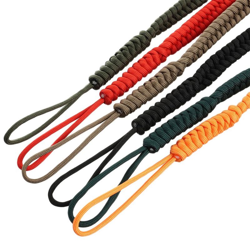 Camera Strap Rope Wrist Climbing Hand Cameras Mini Nylon Paracord Bracelet Grip Adjustable Vintage Braided Ropes Neck_voghion.com