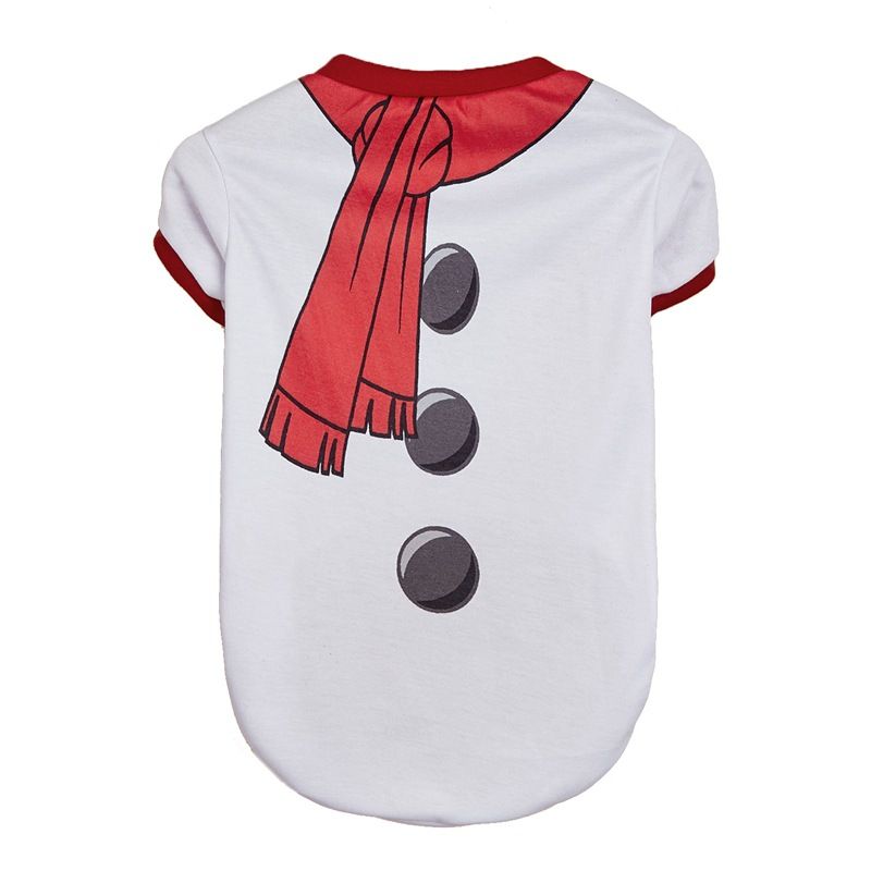 Ubranka dla psa na Boże Narodzenie Święty Mikołaj Czerwony Zielony cienki oddychający T-shirt dla zwierząt Teddy mały szczeniak Sznaucer ubranka dla psa_voghion.com