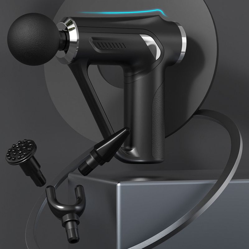 Ruixingst Fascia Massager 6/32 Níveis de Intensidade Visor LCD Forte Motor Alívio da Dor Portátil Mini Massageador Elétrico Pescoço Costas Corpo Relaxamento_voghion.com