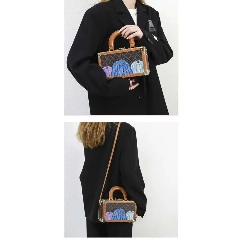 Borsa a mano versatile in vera pelle, design di nicchia, stampata e alla moda, borsa a tracolla, borsa a tracolla, molto venduta per le donne_voghion.com