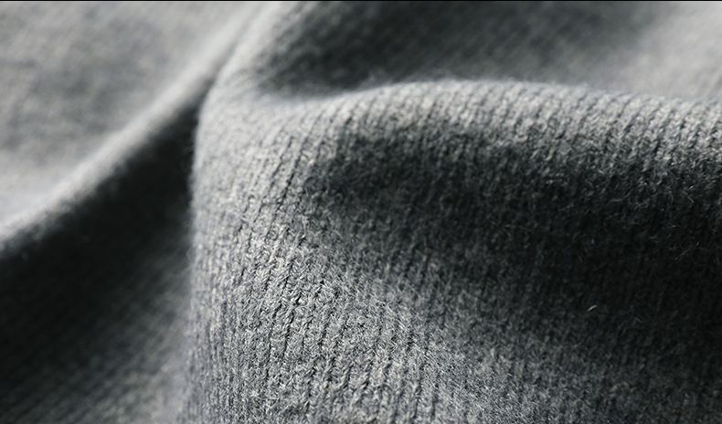 Maglione da uomo in maglia con mezza zip, modello casual di ispirazione coreana, con elastico e confortevole (beige/grigio/nero, M-XXXXL)_voghion.com