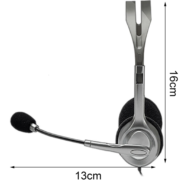 Für Logitech H111/110 3,5mm Computer Stereo Surround Sound Headset Kabelgebundene Kopfhörer mit Mikrofon_voghion.com