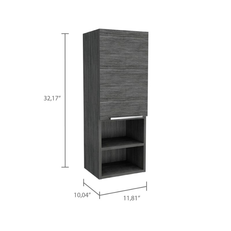 Oak Smokey Finish Bathroom Cabinet Hazelton Medicine_voghion.com