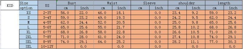 Mor og barn Utenrikshandel vår- og sommerkjole med ananastrykk og rysjer, én skulder_voghion.com