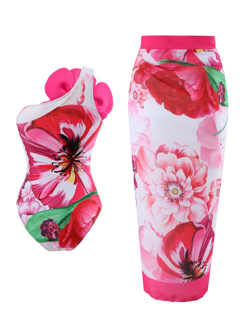 Damenbekleidung Modedesign Einteiliger Badeanzug Bedruckter Damen-Badeanzug Heiße Quelle Zweiteiliges Set_voghion.com