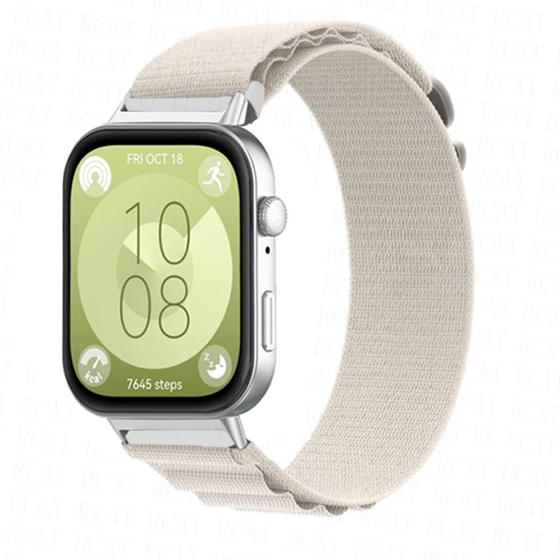Band für HUAWEI Watch Fit 3. Bandzubehör. Ersatzgürtel. Handgelenk Correa. Nylon Alpine Loop-Armband. HUAWEI Fit 3 2024-Armbänder_voghion.com