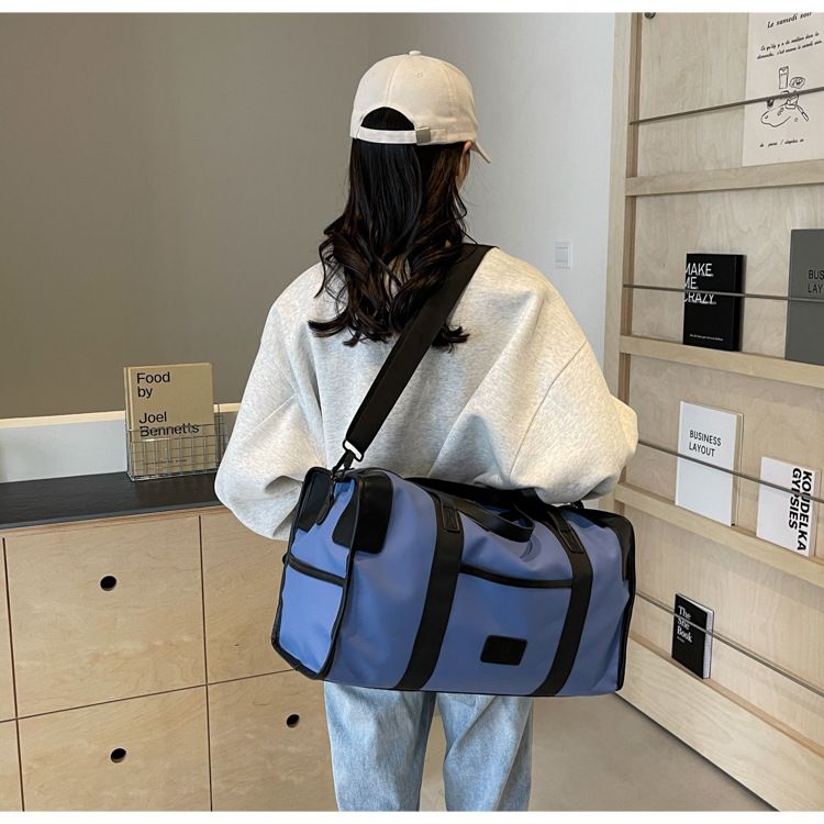 Short Distance Portable Sports Fitness Bag Large Capacity Travel Bag High Appearance Level Portable Foldable Luggage Storage Bag_voghion.com