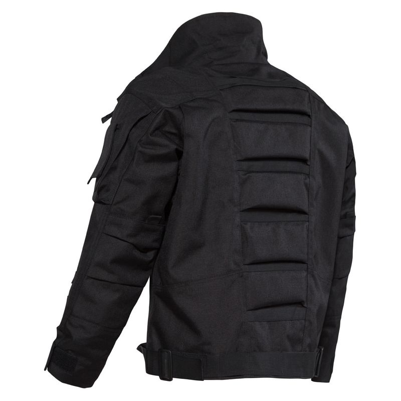 Tactical Jacket Men's Windproof Anti-scratch Motorcycle Outdoor Military Style Jacket - Lightweight Durable Nylon Adjustable Cuffs Multi-pocket Design_voghion.com