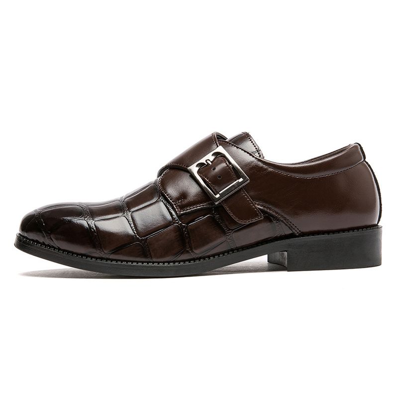 Men's Business Casual Dress Oxfords Formal Lace-Up Shoes for Office, Parties, and Daily Wear_voghion.com