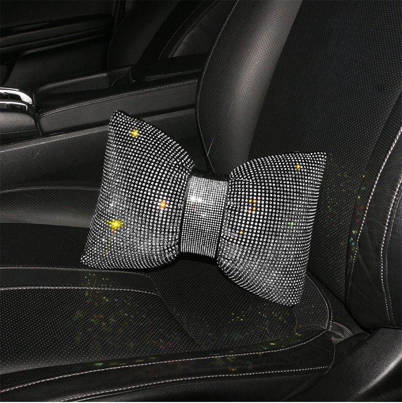 Automotive Products, Neck Protection Pillows, And Pillows For Women. Multi Colored Full Diamond Car Headrests, Lumbar_voghion.com