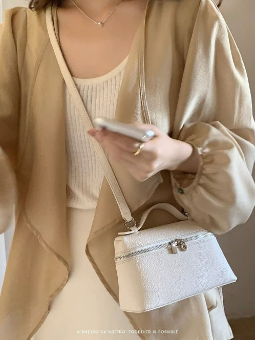 Niche Time Traveler Lunchbox-Tasche für Damen, neue Sommer-Umhängetasche 2023, vielseitige tragbare Umhängetasche_voghion.com