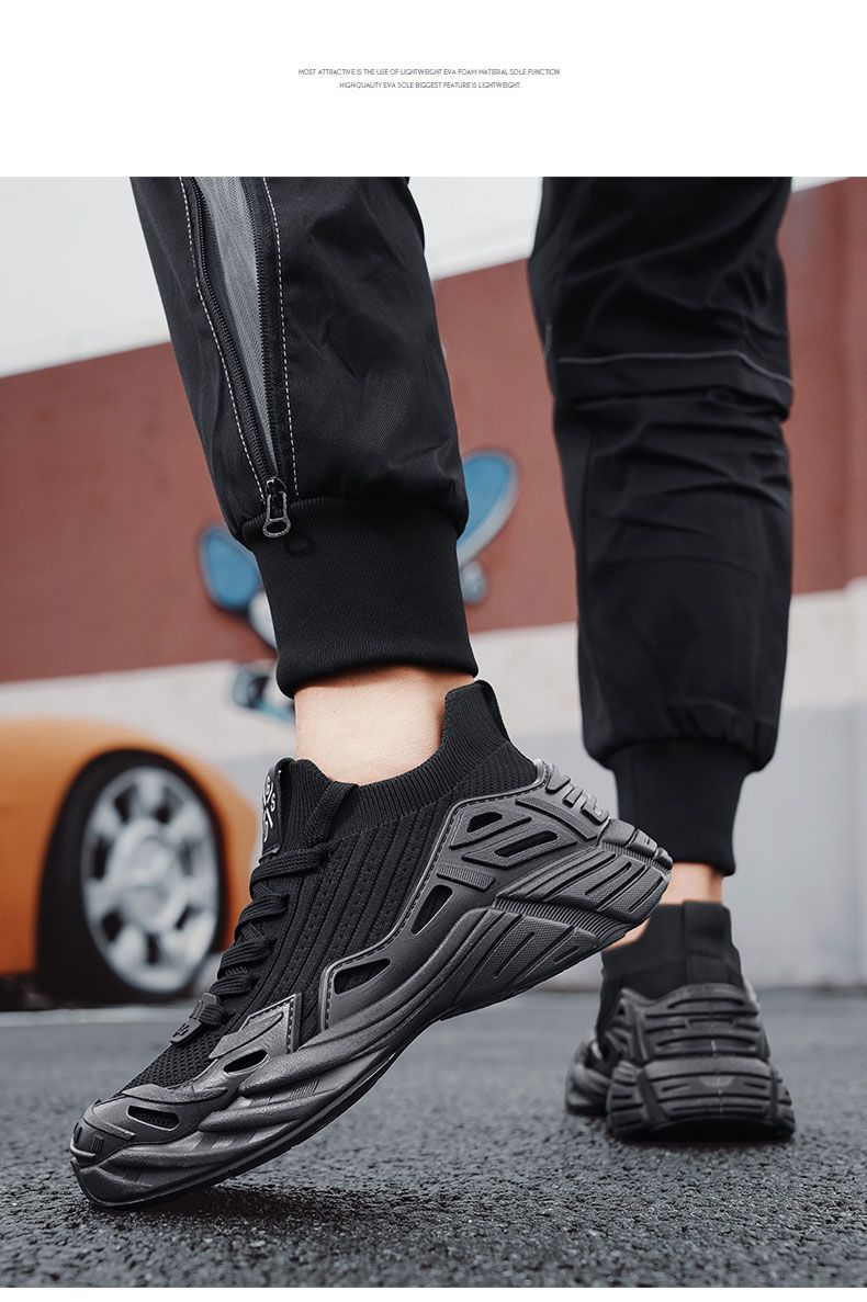 Scarpe estive leggere e traspiranti in rete intrecciata, scarpe sportive e casual antiscivolo e resistenti_voghion.com