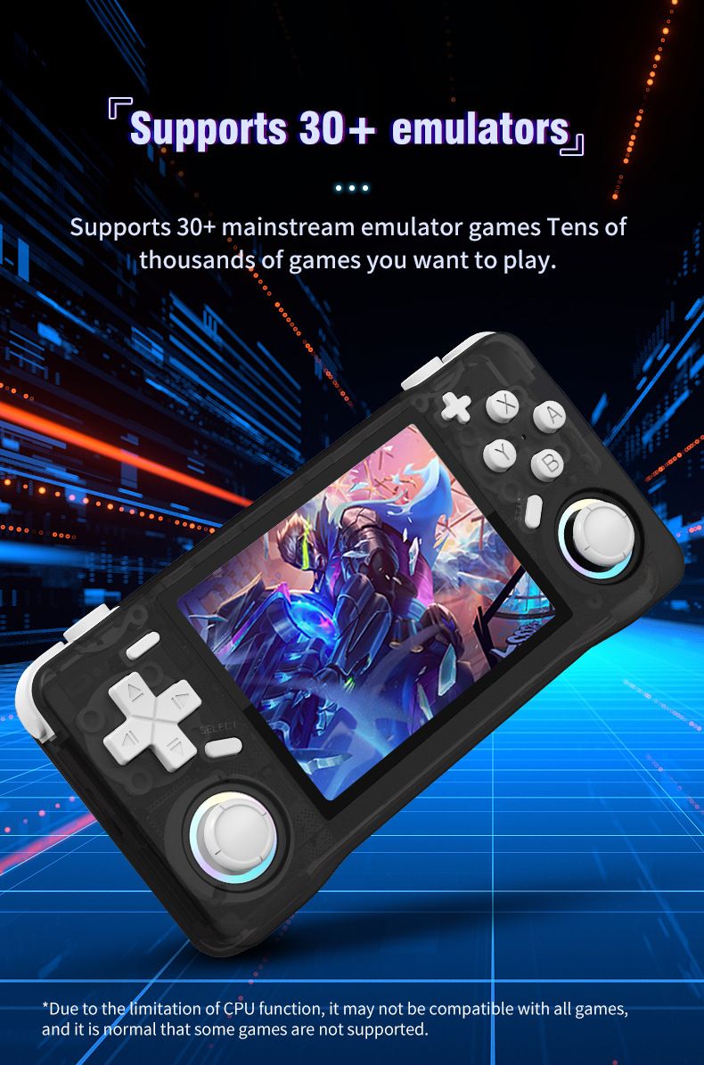 New Open Source Game XF35H HD Large Screen Nostalgic Arcade PSP Portable GBA Handheld Console_voghion.com