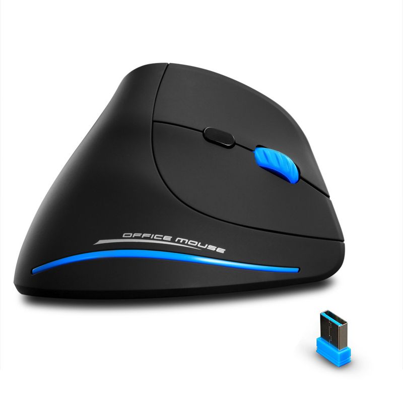 ZELOTES F-35A Vertical Grip Ergonomic Laptop Desktop Wireless Mouse_voghion.com