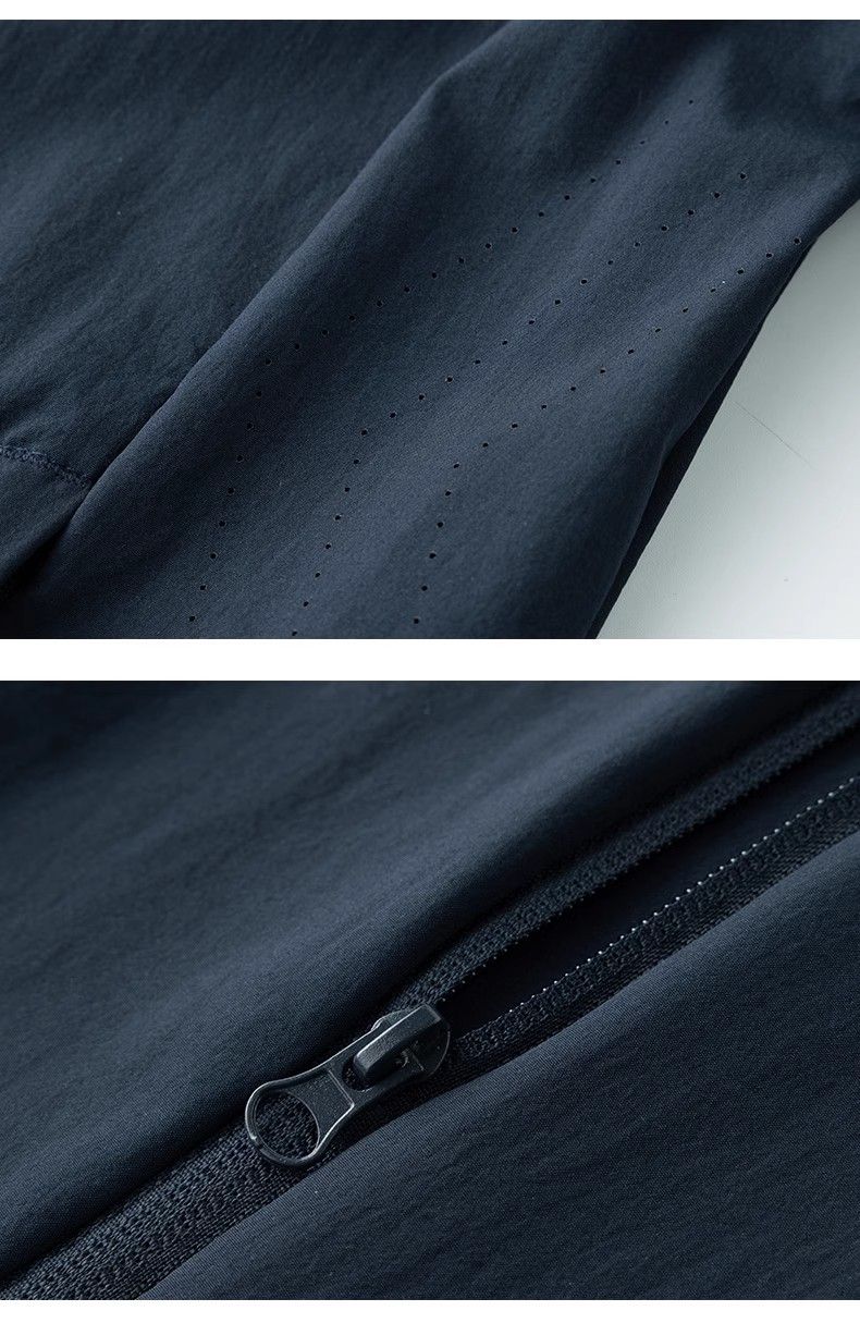 Stehkragen Damen Sommer Mittleren Alters Sportswear Stretch Sonnenschutz Kleidung_voghion.com