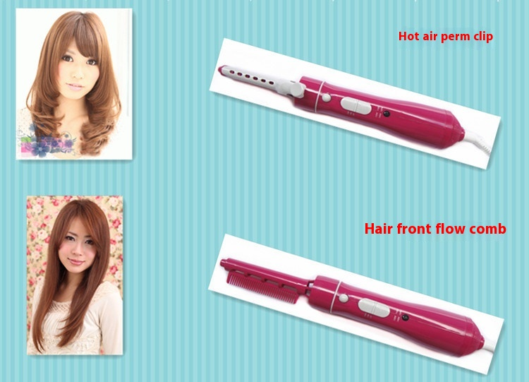 Multi functional dryer comb, high-power straight curling dual-purpose home hair styling tool set_voghion.com