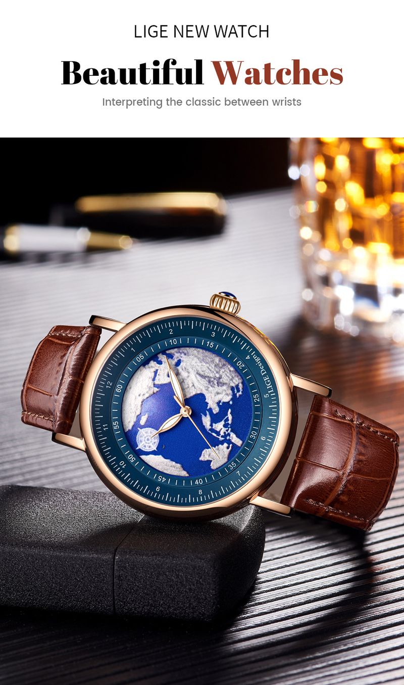Heren- en damesmode quartzhorloge met roestvrijstalen band, waterbestendig, minimalistisch ontwerp voor zakelijk en casual gebruik_voghion.com