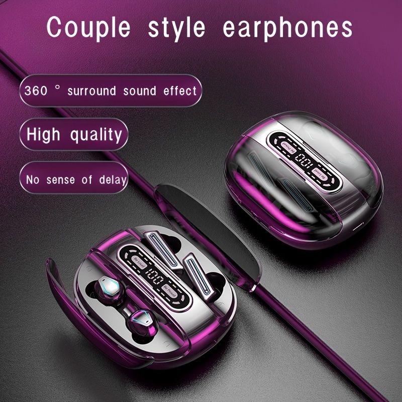 M56 Tws Stereo de înaltă fidelitate 360° Surround Cele mai recente telefoane wireless adecvate Iphone/Android/IOS/mobile, universal_voghion.com