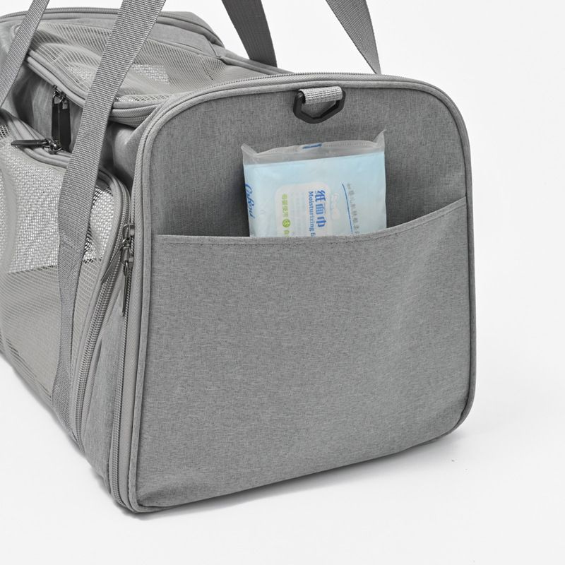 All-round Breathable Pet Carrier For Outdoor Use, Car-mounted Small And Cat Bag, Easy-to-fold Single Shoulder Crossbody_voghion.com