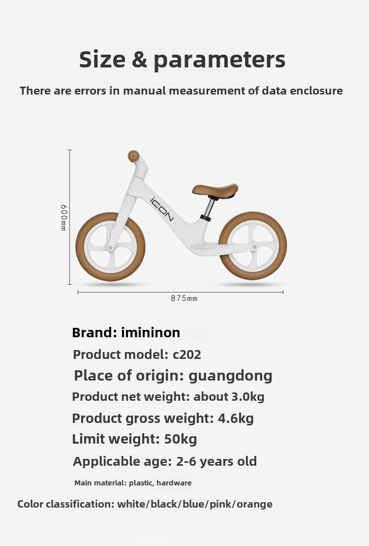 Børns balancebil uden pedaler 1-2-3-68 år babyscooter legetøjsbil selvcyklende småbørnsscooter_voghion.com