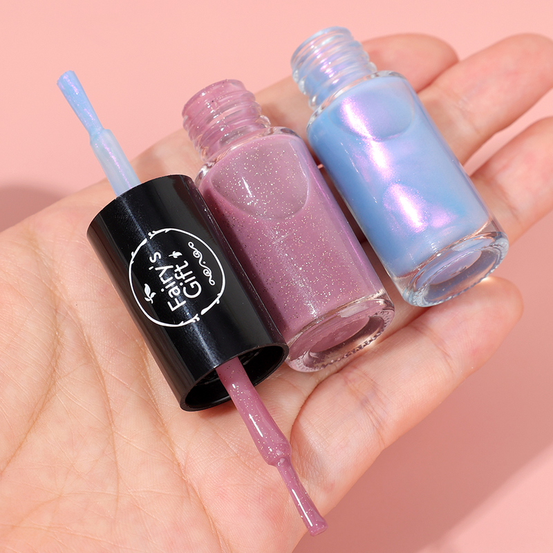 16 colori, smalto per unghie con paillettes glitterate su entrambi i lati, manico per nail art semipermanente, smalto per unghie in gel UV Soak Off LED_voghion.com