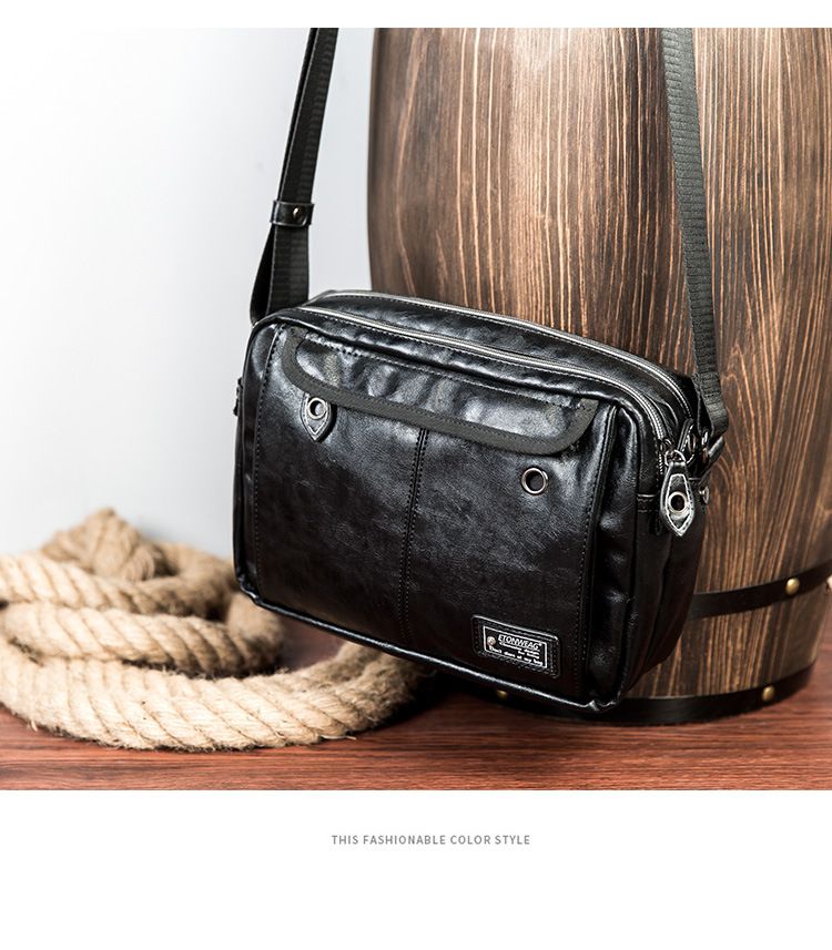 Férfi válltáska, alkalmi divatos táska, átlós válltáska, vízálló, nagy kapacitású_voghion.com