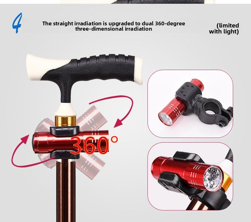 Seat With Folding Anti-Slip Chair Stool, Multifunctional Walking Stick For Elderly_voghion.com