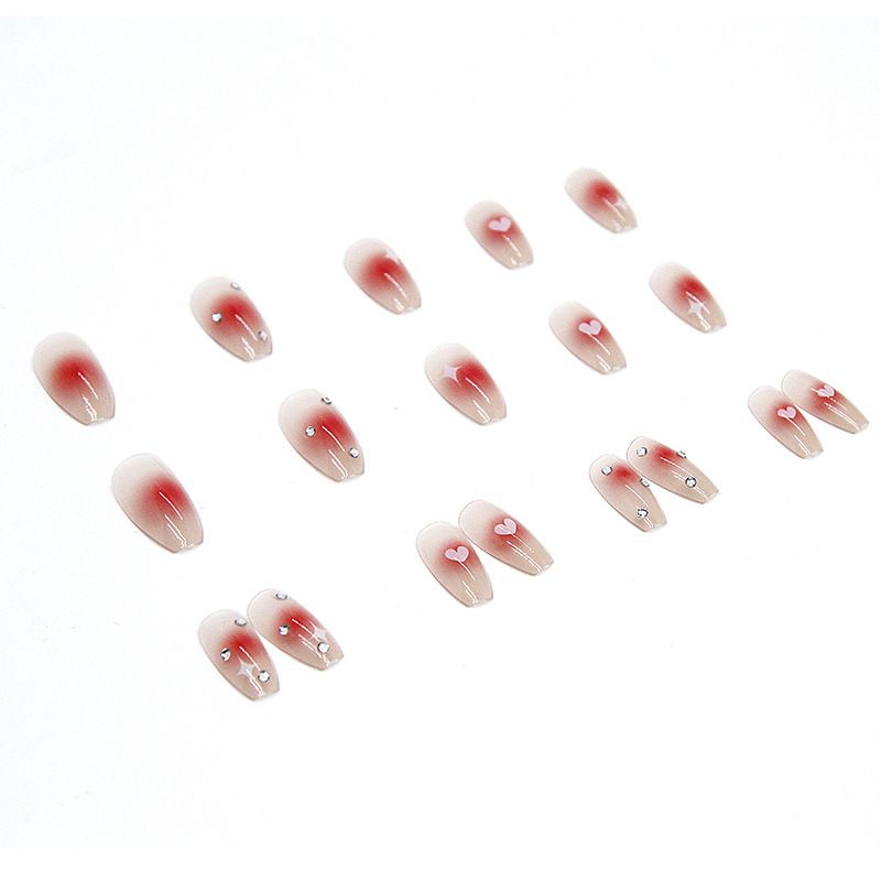 Nail Art Patch Großhandel Wear Armour Love Glänzende transparente weiche Rüstung 24 Boxed Ultra-dünne nahtlose Rüstung_voghion.com