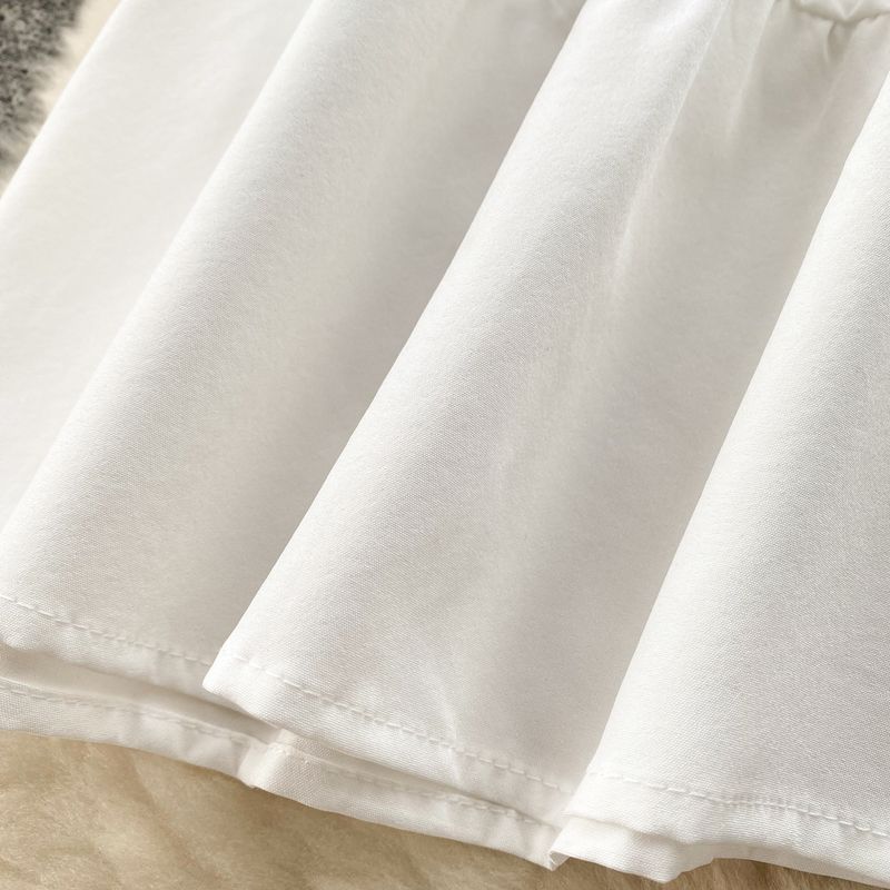 populära tvådelade kostymer, koreanska damkläder, designjacka i jeansväst, mångsidig babydollkjol, fashionabla tvådelade kostymer_voghion.com