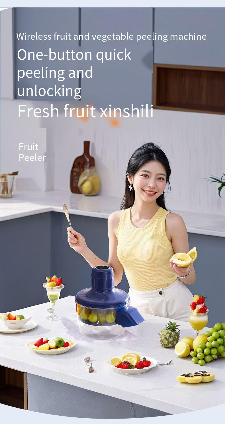 Pelador de uvas eléctrico automático para pelar frutas y verduras._voghion.com